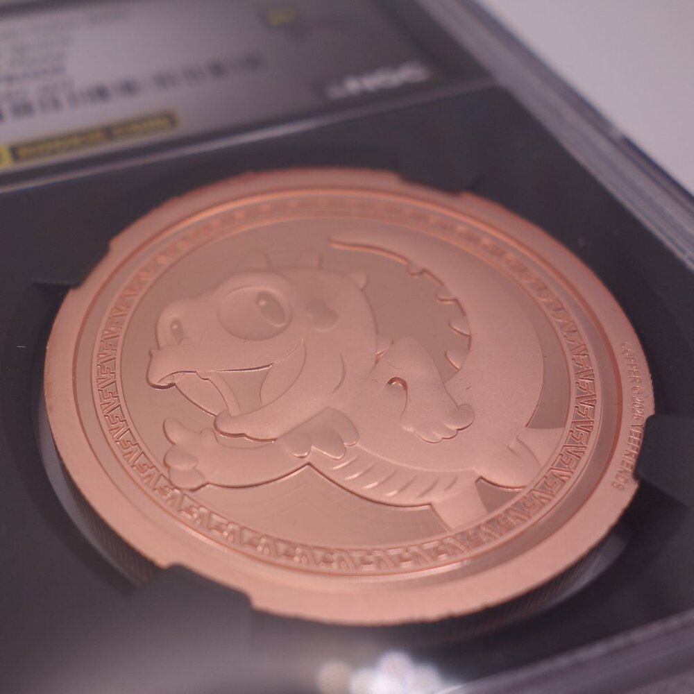 VeeFriends Coins 2025 Intuitive Iguana Copper Medal GEM PROOF Rookie Coin NGC - Picture 4 of 16